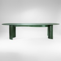 <a href="https://www.galeriegosserez.com/artistes/cober-lukas.html">Lukas Cober</a> - New Wave - Table à manger (Vert Volan)